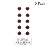 garnet earrings